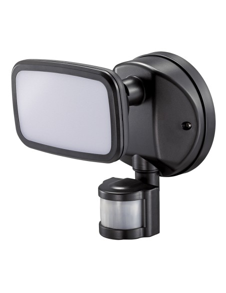 Aplique foco led con sensor crepuscular y de movimiento 10 w 750 lm 4000 k luz día, ip65, negro, ø12 × 14 × 17 cm Aplique foco led con sensor crepuscular y de movimiento 10 w 750 lm 4000 k luz día, ip65, negro, ø12 × 14 × 17 cm