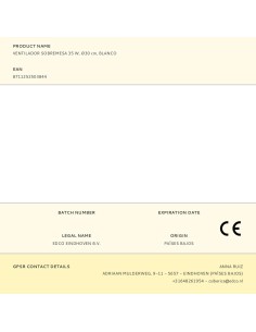 Ventilador sobremesa 35 w, ø30 cm, blanco 2