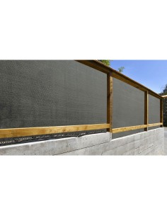 Malla ocultación antracita 1 x 5 m 2