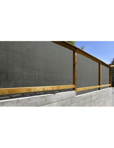 Malla ocultación antracita 1 x 5 m