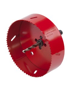 Sierra de corona bimetal con broca piloto ø127 mm