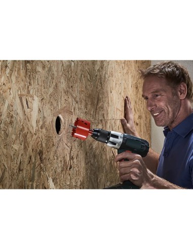 Sierra de corona bimetal con broca piloto ø127 mm