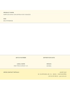 Remplazo base con esponja easy squeeze 2