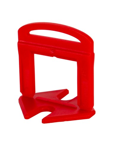 Brida delta level system 3 mm / 6-15 mm, roja, bolsa 100 uds