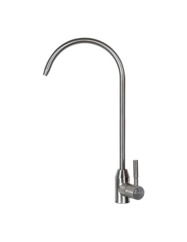 Grifo osmosis 1 agua, plateado cepillado