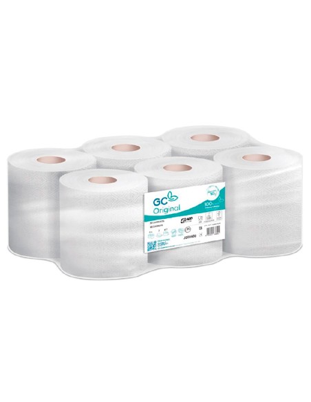 Bobina papel secamanos 143 m 6 uds