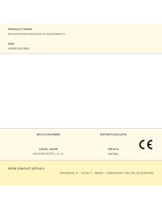 Estación meteorológica inalámbrica 2