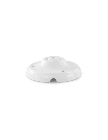 Floron de ø105mm porcelana serie vintage blanco incluye kit de montaje