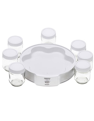 Yogurtera cr4519, blanca, 20 w, ø24 x 11,5 cm