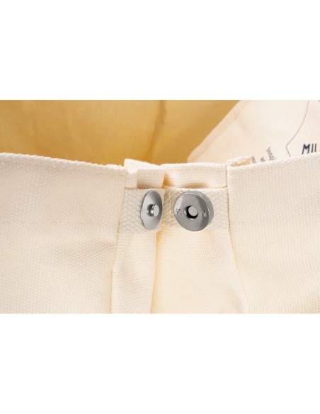 Bolso tote bag "milan® gigante 403 since 1918" beige