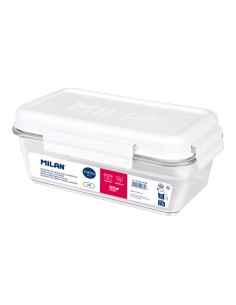 Fiambrera de tritán hermética rectangular nata® 624 blanco 1,2 l