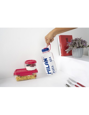 Fiambrera de tritán hermética redonda nata® 624...