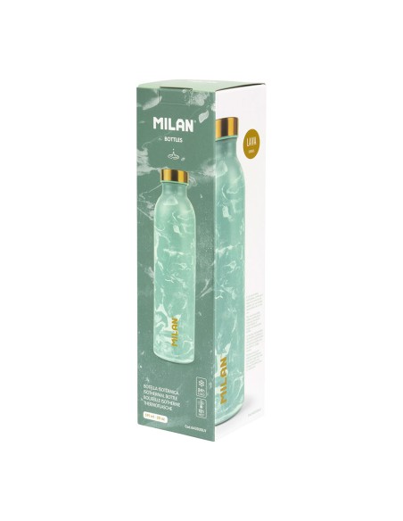 Botella isotérmica de acero inoxidable serie lava verde 591 ml