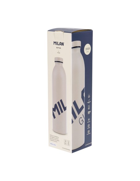 Botella isotérmica de acero inoxidable colección "milan® gigante 403 since 1918" beige 0,946 l