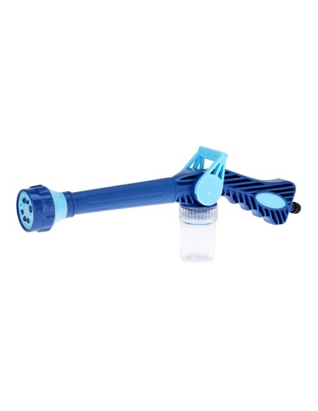 Pistola de agua, 8 funciones con depósito para jabón, 13 x 41 x 5 cm