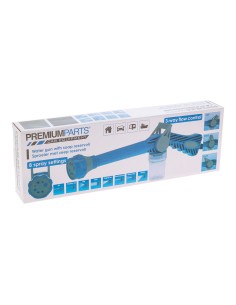 Pistola de agua, 8 funciones con depósito para jabón, 13 x 41 x 5 cm 2