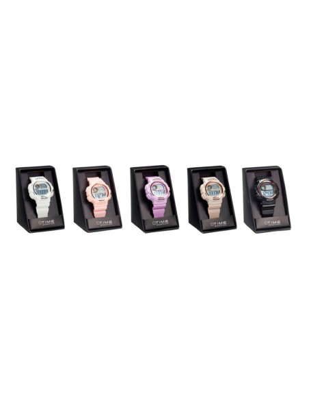 Reloj femenino de pulsera deportivo digital 5 colores surtidos