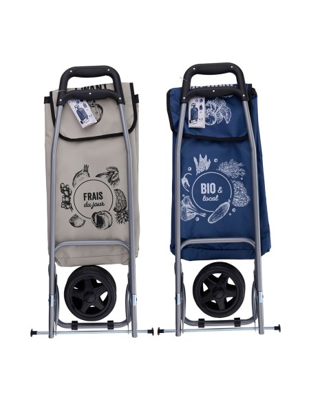 Carro de la compra 2 ruedas 25 l 91 x 34 x 26 cm, colores surtidos