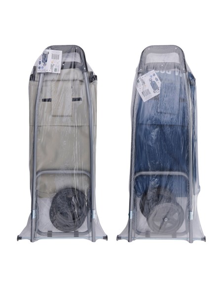 Carro de la compra 2 ruedas 25 l 91 x 34 x 26 cm, colores surtidos