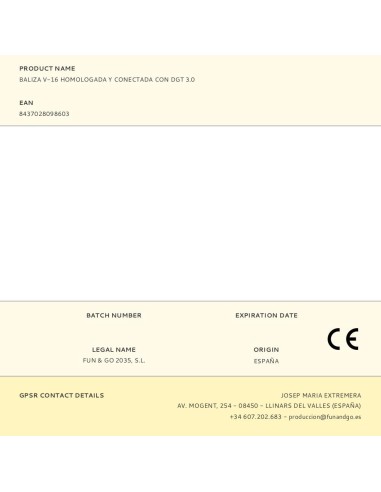 Baliza v16 de emergencia homologada conectada...