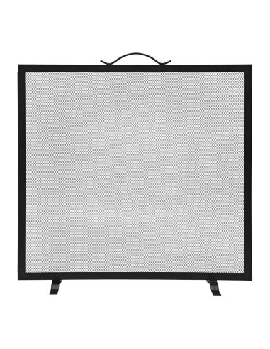 Pantalla chimenea color negro 60 x 0,5 x 60 cm