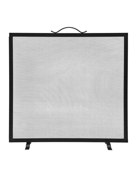 Pantalla chimenea color negro 60 x 0,5 x 60 cm