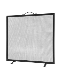 Pantalla chimenea color negro 60 x 0,5 x 60 cm 2