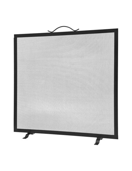 Pantalla chimenea color negro 60 x 0,5 x 60 cm