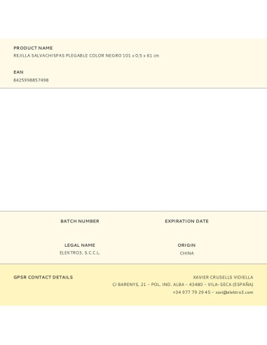 Pantalla chimenea plegable, color negro, 101 x...