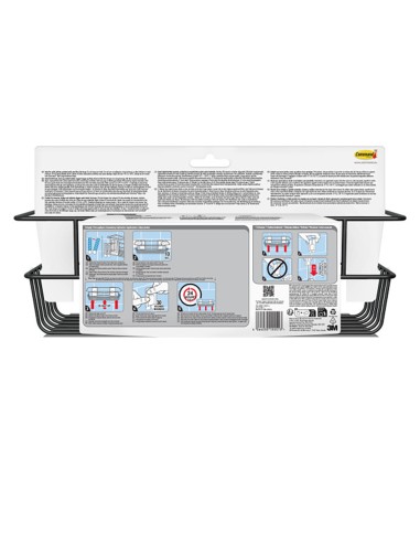 Cesto de baño, negro mate, 32,5 x 9,5 x10 cm, 1...