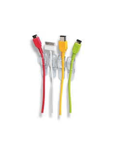 Clips redondos para cables, tranparentes, 19 x 32 x 13 mm, 4 uds + 5 tiras, 17017clr 2