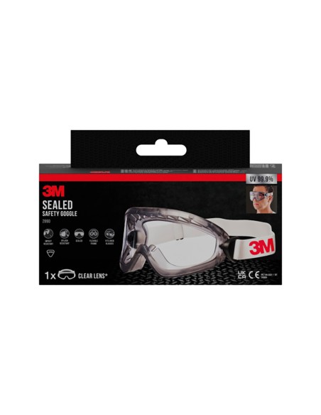Gafas de seguridad 2890, lente incolora