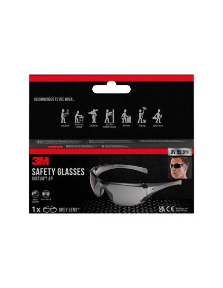 Gafas de seguridad virtua ap, lente gris