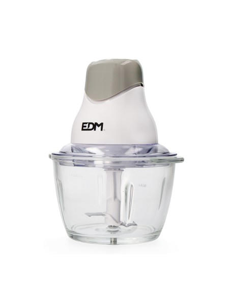 Picadora con recipiente de cristal 320 w