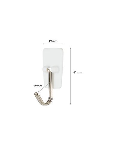 Gancho punta de alambre, pequeño, 19 x 41 x 19...