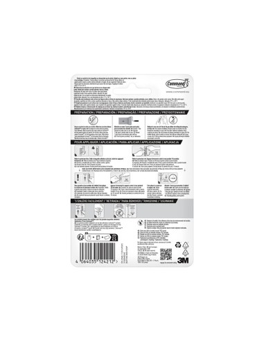 Gancho doble, grande, negro mate, 1 ud + 2...