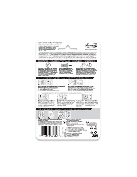 Gancho doble, grande, níquel satinado, 1 ud + 2 tiras,carga max 1,8 kg