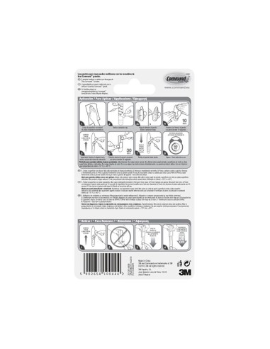 Gancho metálico, grande, níquel pulido, 1 ud +...