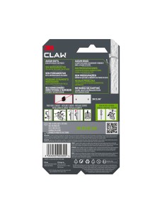 Gancho para paredes de yeso, 11 kg, 27 x 31,5 x 4 mm, 2 uds 2