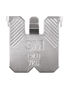 Gancho para paredes de yeso, 7 kg, 23 x 23 x 4 mm, 2 uds 2