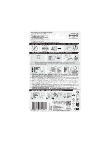 Gancho para utensilios, extra grande, blanco, 1...