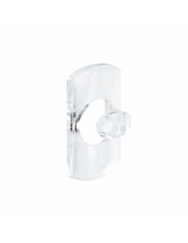 Mini gancho decorativo, transparente, 20 uds + 24 tiras