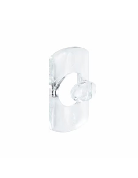 Mini gancho decorativo, transparente, 20 uds + 24 tiras