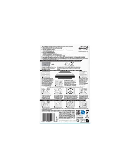 Jabonera para baño, negro mate, 1 ud + 2 tiras, máx 900 gr