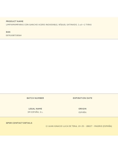 Limpiamamparas con gancho acero inoxidable,...