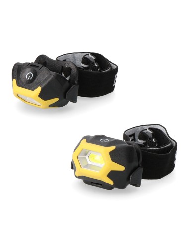 Linterna frontal led a pilas (pilas incluidas)