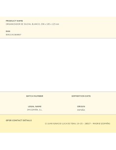 Organizador de ducha, blanco, 290 x 105 x 125 mm 2