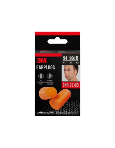 Tapones para los oídos (94-110 db). snr: 35 db,...