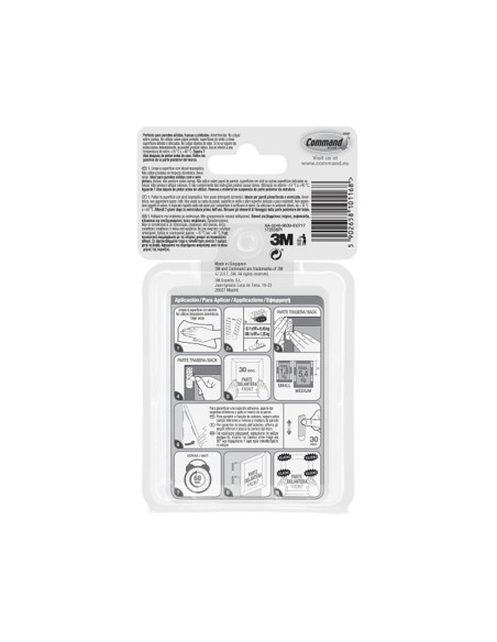 Tiras para colgar cuadros, multipack pequeñas y medianas