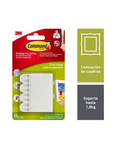 Tiras pequeñas para colgar cuadros